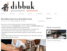 Tablet Screenshot of dibbuk.hu